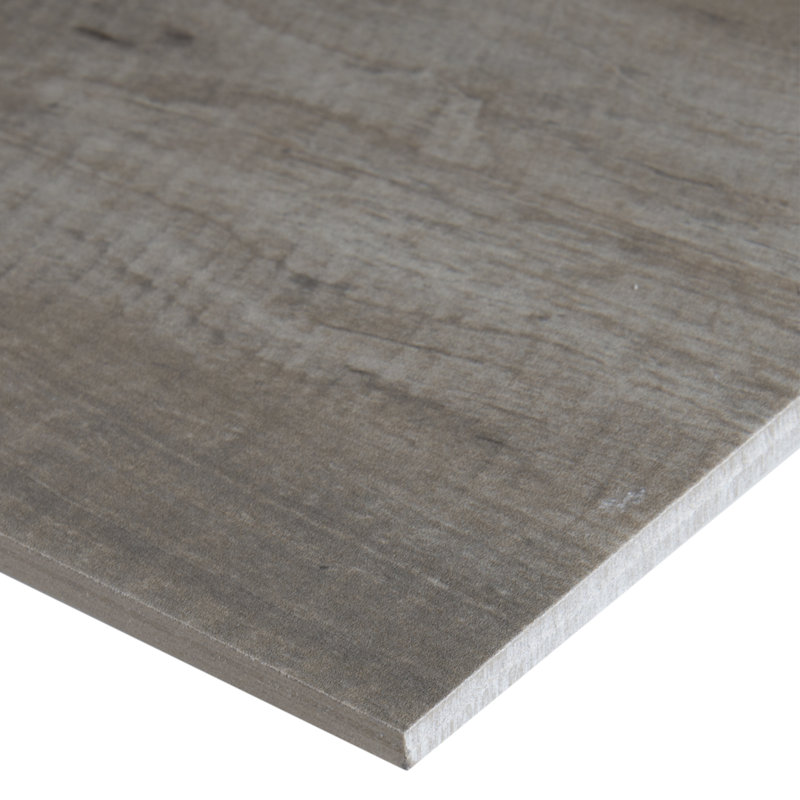 Canyon Run 8 in. x 48 in. Matte Porcelain Wood Look Floor and Wall Tile, Kumo