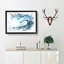 Surfing the Wave in Abstract - Picture Frame Painting Print-55616795-55616797