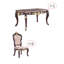 Ensemble de table de salle à manger Deluxe