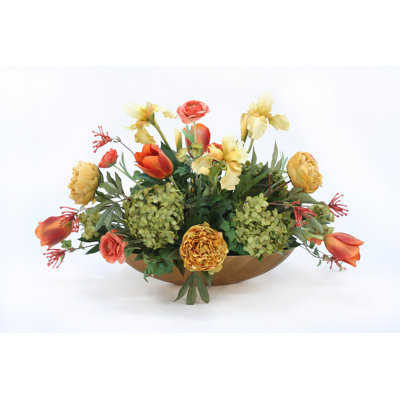 Fabric Arrangement in Planter