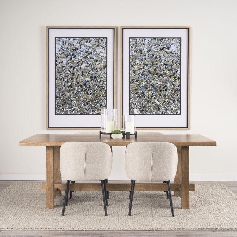 Suke Solid Wood Dining Table, Natural