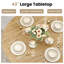 Table de salle à manger 43 po pour 4 personnes, petite table de salle à manger avec plateau en bois et base en métal robuste, table de salle à manger ronde moderne pour salle à manger, assemblage facile-711349415