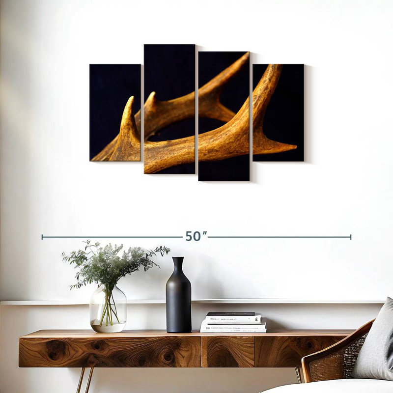 Brampt Deer Antlers, 22"H x 36"W