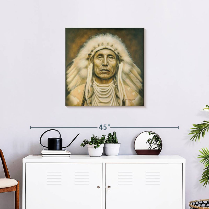 Leisha Medicine Man, 24" H x 24" W