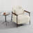 Mariona Faux Sherpa Upholstered Accent Chair with Lumbar Pillows (Set of 2)-664980634