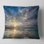 Coucher de soleil avec ciel et mer dramatiques - Coussin Sea & Shore-29600509-29600506