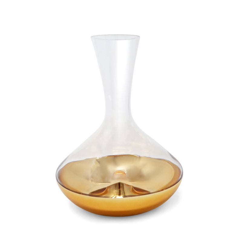 Erkmar Decanter With Gold Dipped Bottom