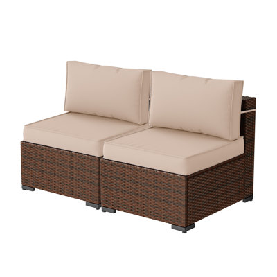 Wicker Outdoor Patio Sofa