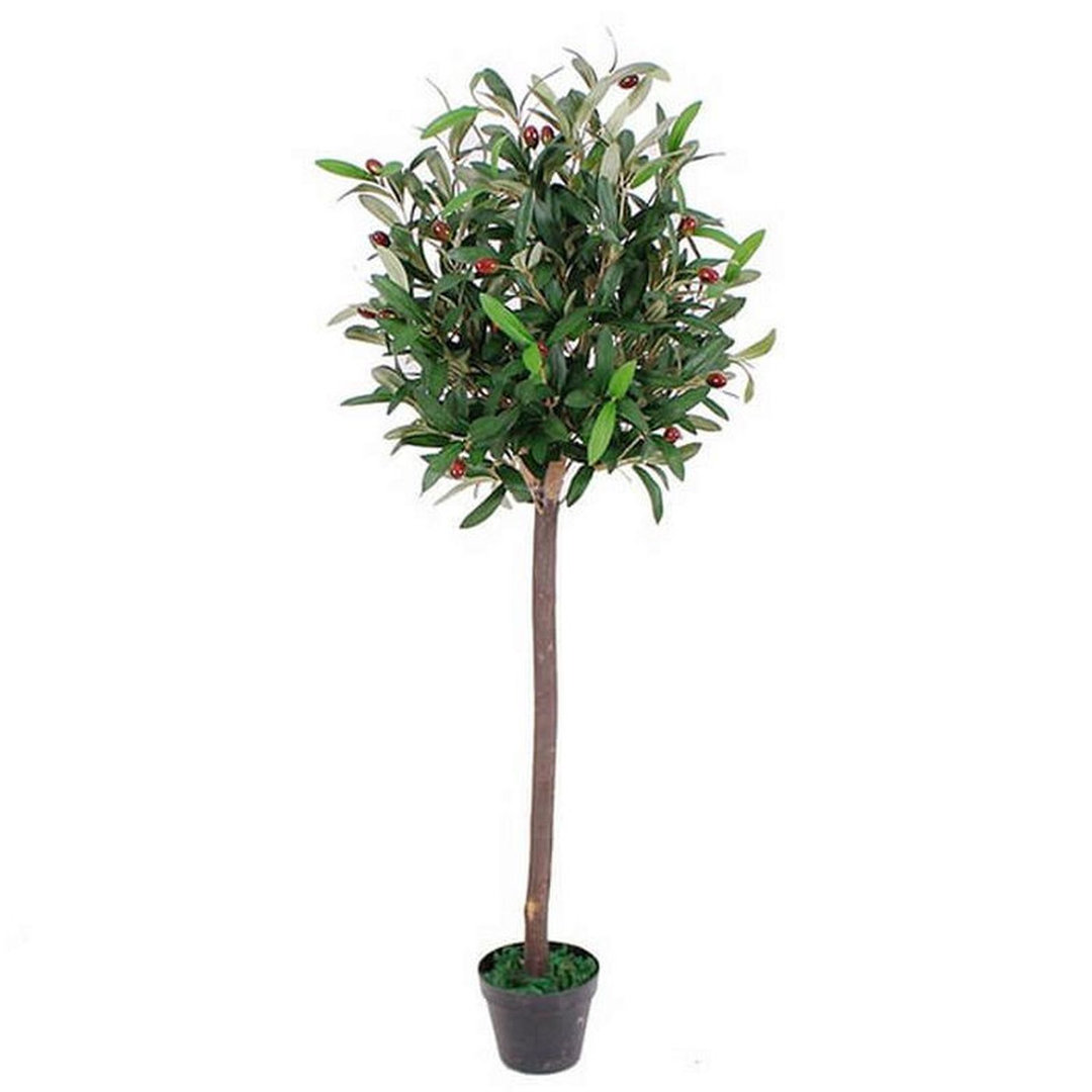 120cm Artificial Olive Tree with Pot Realistic Faux Indoor Home Decor Plant - Image 6