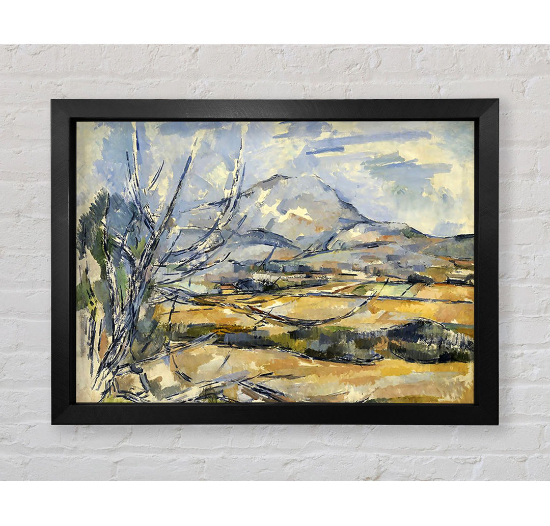 Cezanne Montagne Sainte-Victoire - Einzelner Bilderrahmen Kunstdrucke