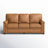 Ansela 77.2" Genuine Leather Square Arm 3-Seat Sofa-82749509