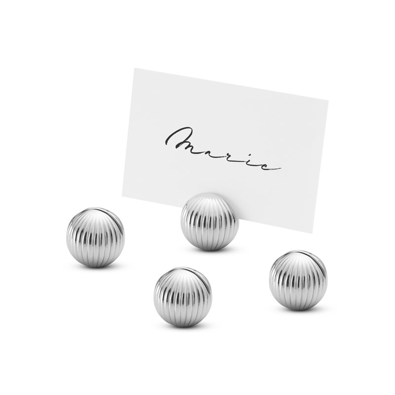 Bernadotte Zinc Alloy Place Card Holder