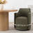 Upholstered Fabric Fully Assembled Swivel Accent Armchair-1294392971