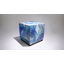 Lampe de table en verre Subtle Blues