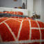 Teddy Fleece Geo Pattern Duvet Cover Set with Pillowcases, Soft Warm Winter Quilt Cover Bedding, Easy Care and Machine Washable-1395827905-1395827904