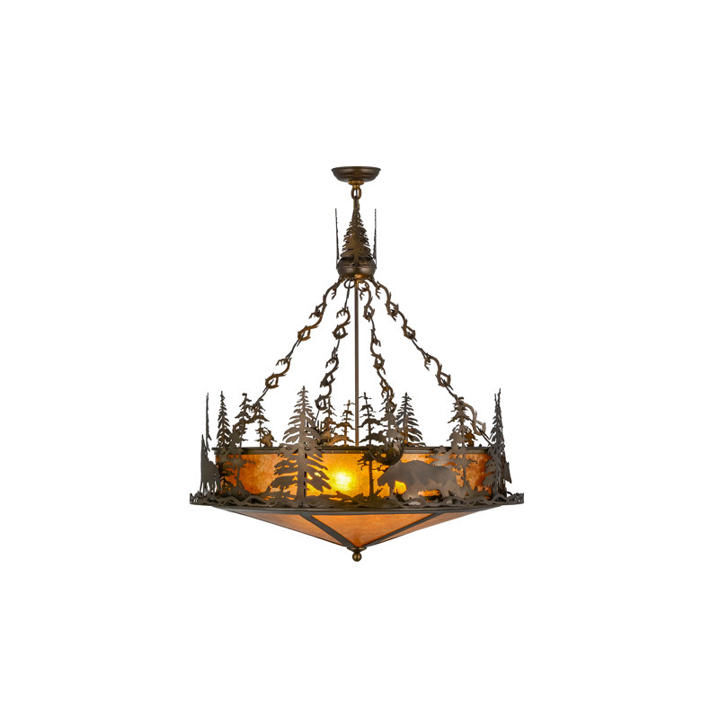 Luminaire suspendu unique à 4 lumières Christiyana