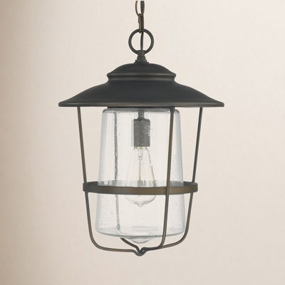Tyler Seeded Outdoor Hanging Lantern