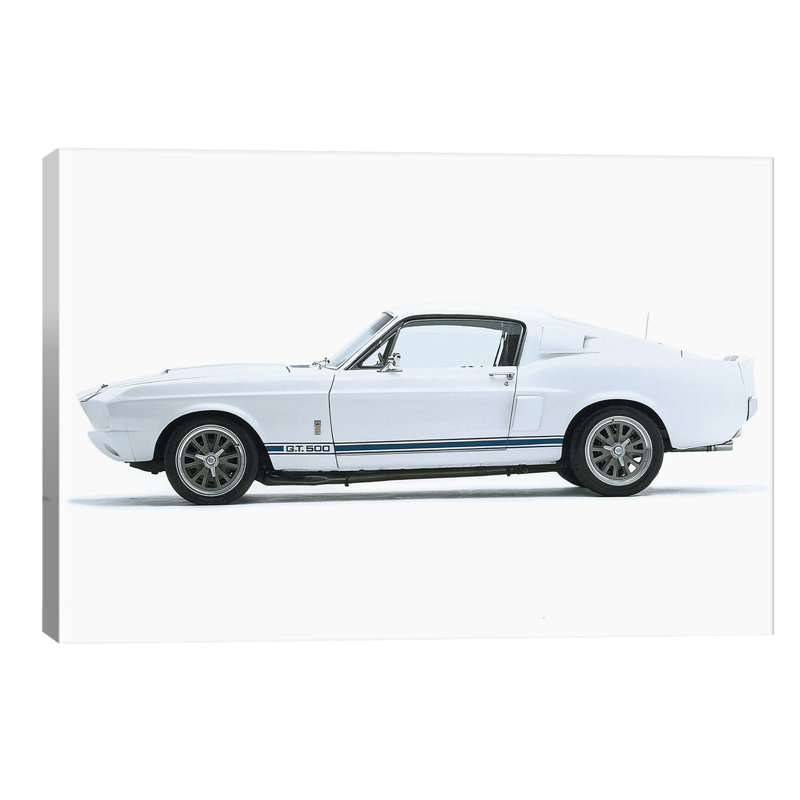 Shelby Mustang GT500, 1967 - Print on Canvas, 101.6 cm H x 66.04 cm W x 1.91 cm D, Wrapped Canvas
