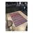 Purple Triangular and Striped Patterned Woven Base Rug-1942261050