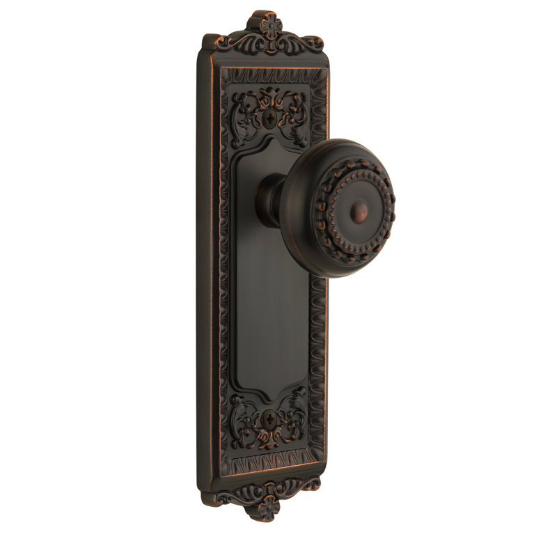 Poignée de porte Grandeur Windsor, 2 3/8", Bronze intemporel