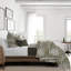 Ensemble de couvre-lit / couvre-lit beige / ivoire en lin 3 pièces-381270871