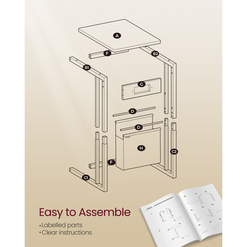 End Table, Black, Black