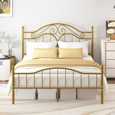 Turkay Metal Canopy Bed Frame