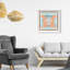 Casablanca to Paris Peach Print Glam Jungle by Oliver Gal, Black Frame, 12 x 12-529172331-529172330