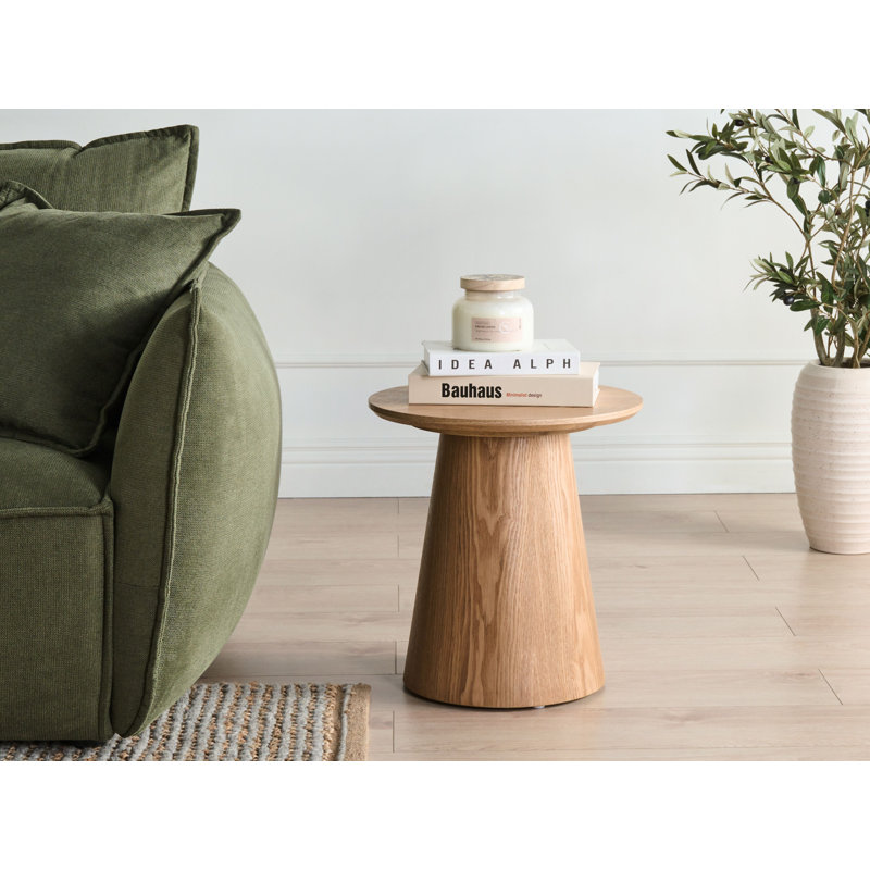 Pedestal End Table