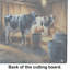 Planche à découper en verre Cows Evening Milking Time