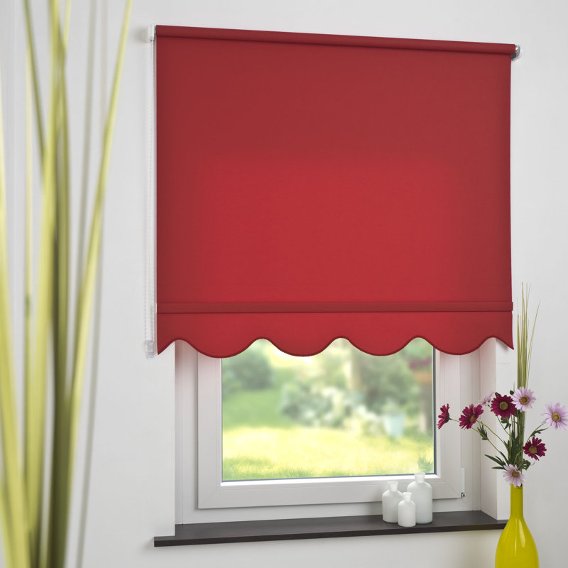 Opaque, Light-blocking, 180cm L x 132cm W, Red