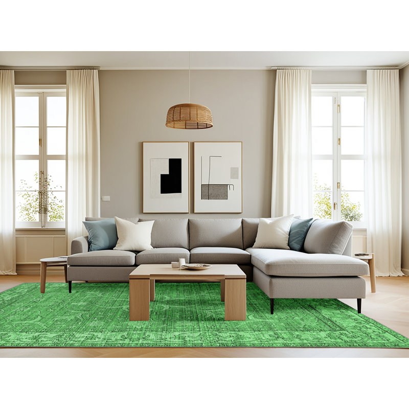 Washable Oriental Indoor Rug, Rectangle 8' x 12'