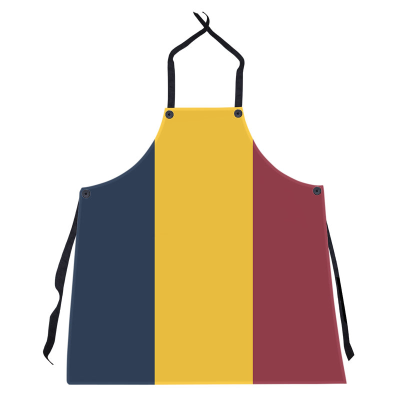 Tablier de basketball Denver, Bleu minuit / jaune / rouge