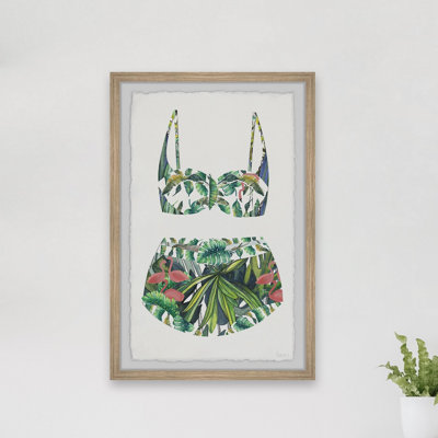 «Tropical Forest Swimsuit», reproduction encadrée