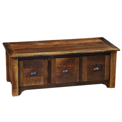 Solid Wood Storage Bench