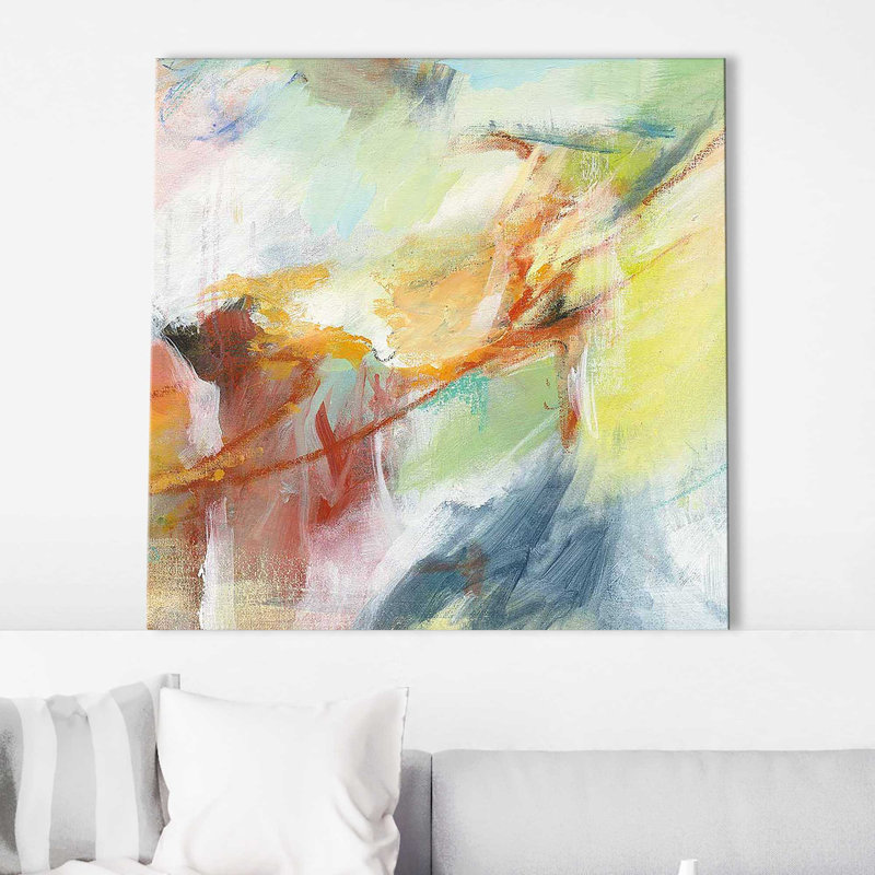 «Poss Possix III Crop» - peinture, Toile tendue, H 24 po x l 24 po x P 1,5 po