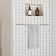 60'' W x 76'' H Double Sliding Frameless Shower Door with 5/16"(8mm) Clear Tempered Glass
