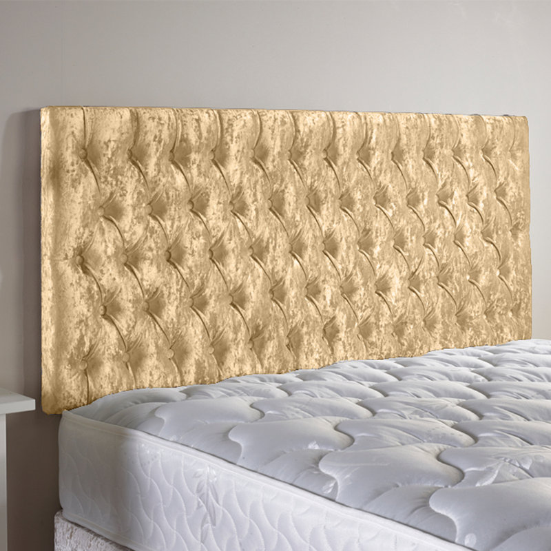 Shaw Upholstered Headboard, Gold, Single (3')
