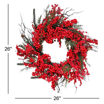 Faux Foam 26'' Wreath