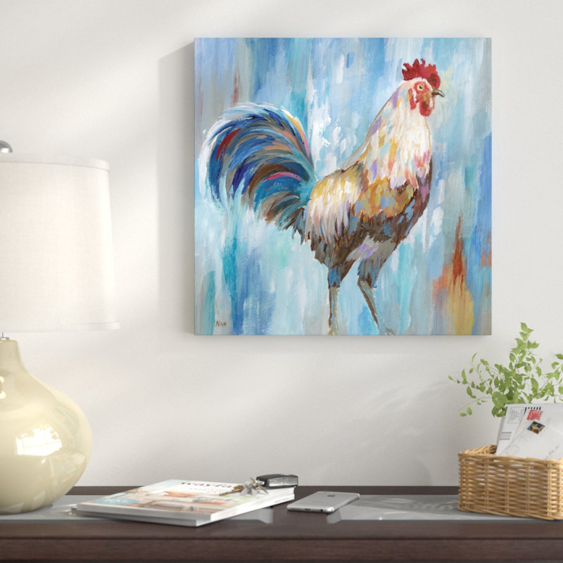 « struttin’stuff », reproduction d’art sur toile tendue, H 18 po x l 18 po x P 1,5 po, Toile encadrée noire, Pas de tapis