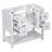 35.6'' Single Bathroom Vanity Base Only