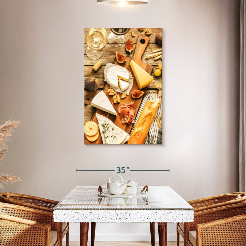 Yarlin Wine And Cheese Snacks, 45" H x 30" W