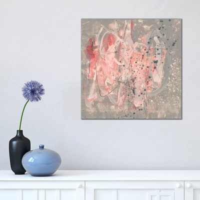 Blush Kinesis II by Jennifer Goldberger - Wrapped Canvas Print