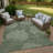 Machine Washable Indoor/Outdoor Chantille ACN2506 Floral Rug-984652953-984652941