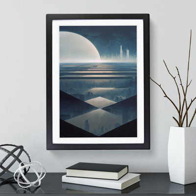 Dystopian City Skyline No.4 - Single Picture Frame Print