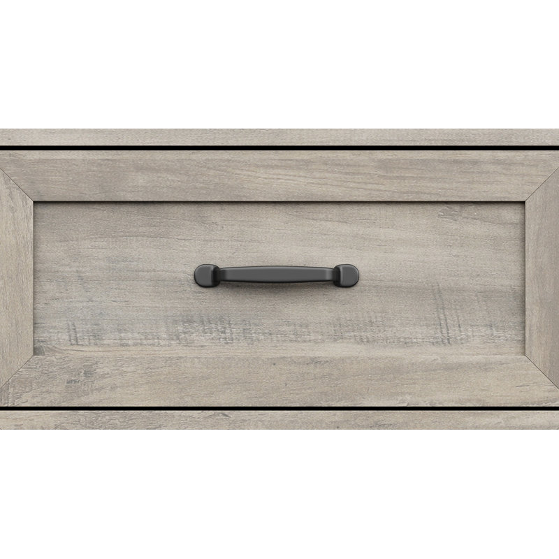 Modern rustic-style nine-drawer dresser with ample storage capacity. Features a 59-inch wide body design and anti-tip device for safety and stability. Available in four color options.