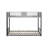 Metal Twin Over Twin Bunk Bed With Vent Board/ Heavy-Duty Sturdy Metal/ Noise Reduced/ Safety Guardrail/ Cpc Certified