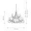 Balmer 18 - Light Candle Style Chandelier