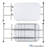 Lavish Home Adjustable Height Folding Table, (L) 26" x (W) 18" x (H) 21-27"