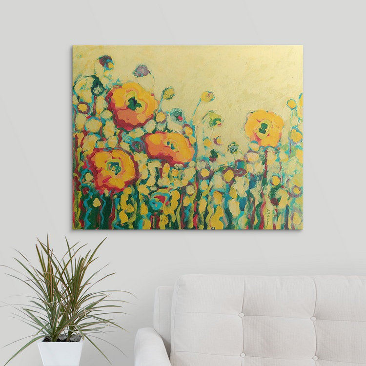 «Nolani Reminiscing on a Summer Day» - reproduction d'art, H 38 po x l 48 po x P 1,5 po, Toile